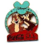 Coca-Cola McDonalds - Chip and Dale  - Aqua / Teal