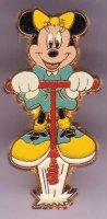 Minnie on a Pogo Stick