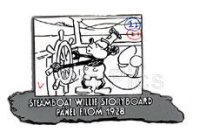 WDW - AP - Steamboat Willie - Storyboard Panel from 1928 - 100 Years of Magic Countdown #3