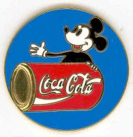 Bootleg - Mickey Mouse on Coca Cola Can (Blue)