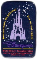 Euro Disneyland - Grand Opening Imagineering Button