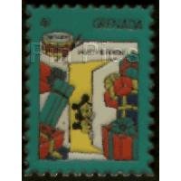 Morty and Ferdie on Christmas Grenada stamp pin