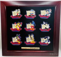 TDR - Mickey Mouse - Happy 20th Anniversary - Pin Frame Set - TDL