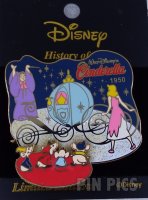 Japan - Cinderella, Fairy Godmother, Bert, Jaq, Luke and Gus - Cinderella 1950 - History of Art