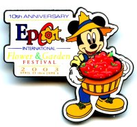 Epcot International Flower & Garden Festival 2003 - 10th Anniversary (Mickey) Free D