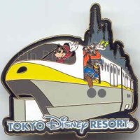 Japan - Mickey, Donald and Goofy - Monorail - Tokyo Disney Experience - TDS