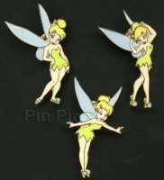 Tinker Bell - Standing, Floating & Preening (3 pin set)