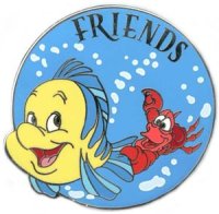 WDW - Flounder and Sebastian - Friends