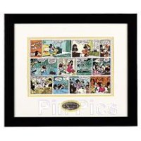 Mickey & Minnie 75th Anniversary Framed Comics Pin Set #3