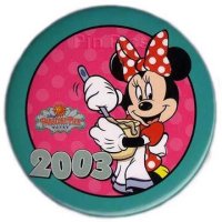 DLR - Paradise Pier Breakfast 2003 Button (Minnie)