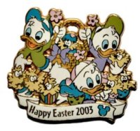 WDW - Huey, Dewey & Louie - Parade of Pins - Easter 2003