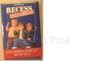 Recess-School's Out Video and Disney DVD Release Button