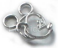 Silver Mickey Head - Jewelry Style