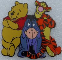 UK - Winnie the Pooh, Eeyore, and Tigger Leaning