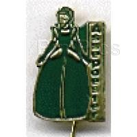 Cinderella Stick Pin - Green