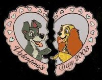 Disney Auctions - Lady and the Tramp Valentine (Silver Prototype)