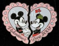 Disney Auctions - Mickey & Minnie Valentine (Silver Prototype)