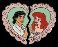 Disney Auctions - Ariel & Eric Valentine (Silver Prototype)