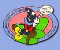 Central Jersey Disney Pin Traders- 'Trade Till You Fade 2003'- Sleeping Sorcerer