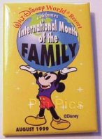 Button - WDW - International Month of the Family 1999