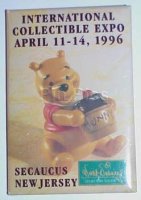 Button - WDCC - Pooh with Hunny International Collectible Expo 1996