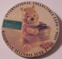 Pooh with Hunny Pot International Collectible Expo 1996 Round