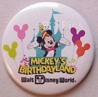 Button - WDW Mickey's Birthdayland