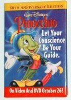 Let Your Conscience Be Your Guide - Jiminy Cricket Button