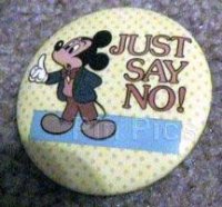 Mickey Mouse-'Just Say NO!'