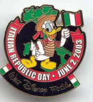 WDW - Donald Duck - Italian Republic Day