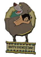 DLR - Happy Father's Day 2003 (Baloo & Mowgli) Dangle