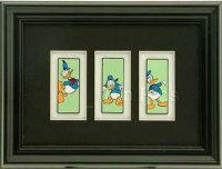 Disney Auctions - Triptych Framed Pin Set (Donald)