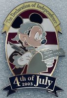 Disney Auctions - Mickey - Declaration of Independence - 4th of July - 2003