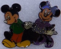 Mickey and Minnie Holding Hands