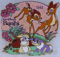 Japan - Bambi, Faline and Thumper and Miss Bunny - History of Art - Bambi 1942