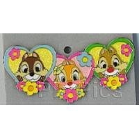 Japan - Chip and Dale with Clarice - Triple Heart