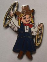 DL - Small World Cow Girl with Lasso from Boxed Set