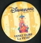 DLP - Disneyland Paris button 5 ans