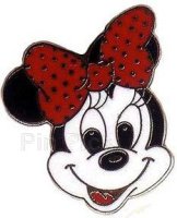 Minnie Head - Red Bow (White Face) Small