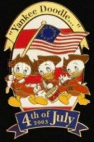 Disney Auctions - Huey, Dewey, Louie - Yankee Doodle - 4th of July 2003