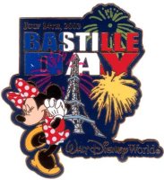 WDW - Minnie Mouse and Eiffel Tower - Bastille Day - July 14th 2003