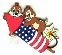 DLR - Mickey's All American Pin Festival (Chip & Dale) Surprise Release