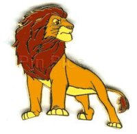 DLR GWP Lion King Map Pin - Simba