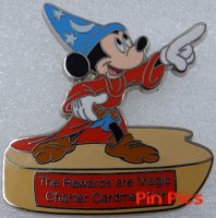 Sorcerer Mickey - Rewards are Magic Charter Cardmember - Bank One VISA