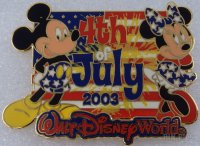 WDW - Mickey and Minnie - Walt Disney World - 4th of July 2003 - Cast Exclusive