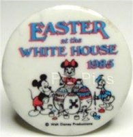 1985 EASTER AT THE WHITE HOUSE BUTTON