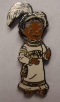 DL - Small World Girl with White Feather Headdress from Boxed Set