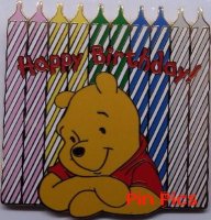 DLR - Happy Birthday Candles (Pooh)