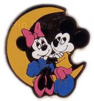 Mickey and Minnie Sitting on the Moon #3