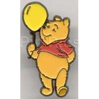 Pooh holding a yellow balloon, from Spain